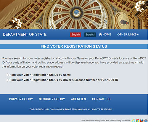 PA Voters Services