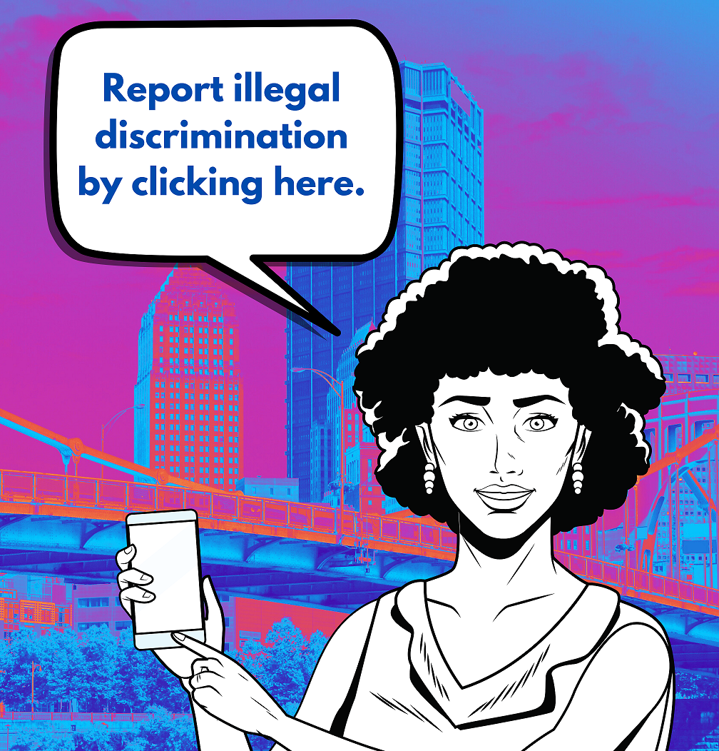 Report illegal discrimination