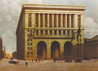 The City-County Building shortly after completion in 1917.