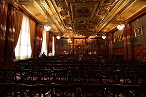 The Supreme Courtroom today.