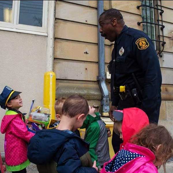 Officers in the community