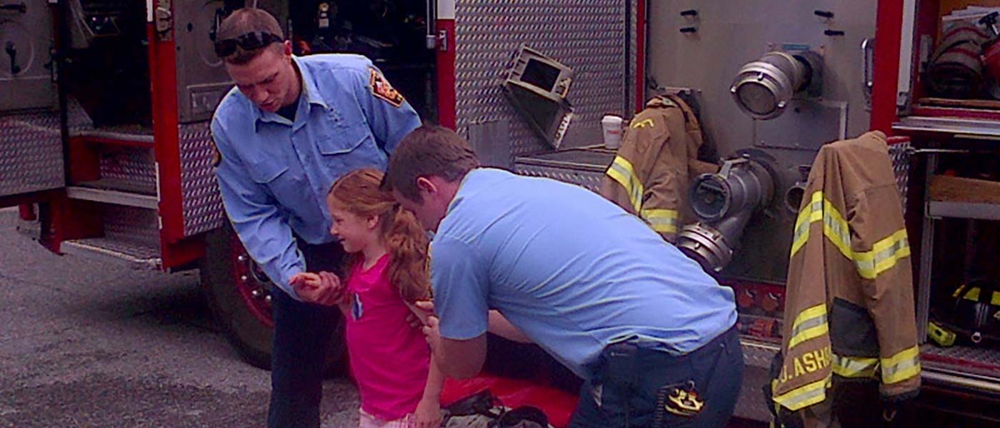 EMS crew demonstrating patient care