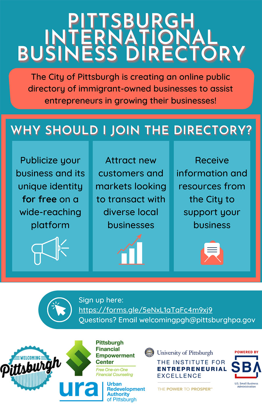 Pittsburgh International Business Directory form